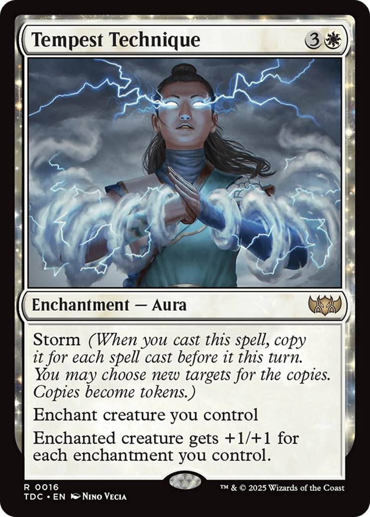 Tempest Technique [Tarkir: Dragonstorm Commander] MTG Single Magic: The Gathering  | Multizone: Comics And Games