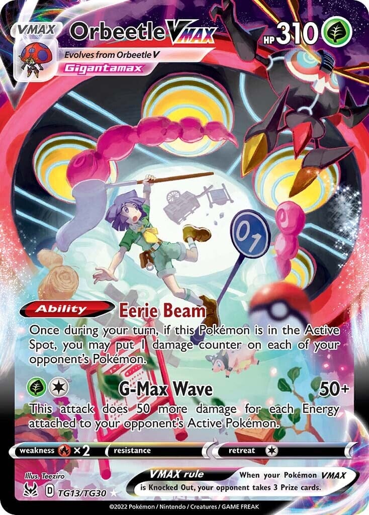 Orbeetle VMAX (TG13/TG30) [Sword & Shield: Lost Origin] Pokemon Single Pokémon  | Multizone: Comics And Games