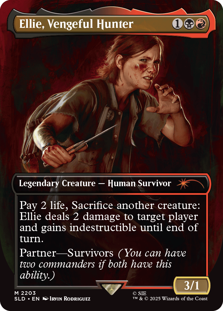 MTG SECRET LAIR PLAYSTATION SUPER DROP THE LAST OF US PART II: PATH OF RETRIBUTION REGULAR (10/120) Cards Magic: The Gathering  | Multizone: Comics And Games