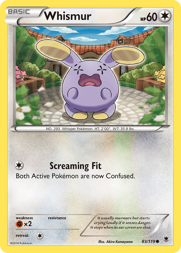 Whismur (83/119) [XY: Phantom Forces] Pokemon Single Pokémon  | Multizone: Comics And Games
