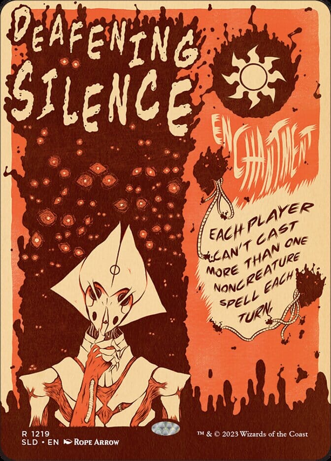 Deafening Silence [Secret Lair Drop Series] MTG Single Magic: The Gathering  | Multizone: Comics And Games