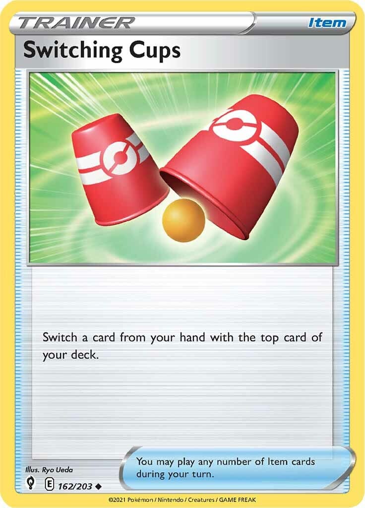 Switching Cups (162/203) [Sword & Shield: Evolving Skies] Pokemon Single Pokémon  | Multizone: Comics And Games