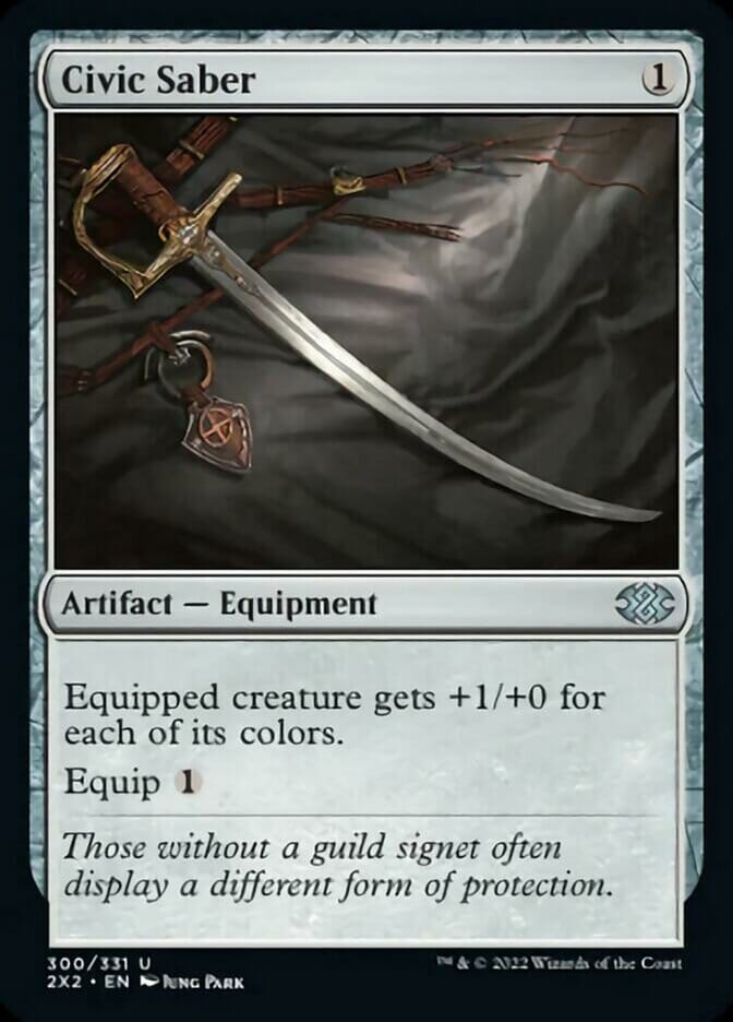 Civic Saber [Double Masters 2022] MTG Single Magic: The Gathering  | Multizone: Comics And Games