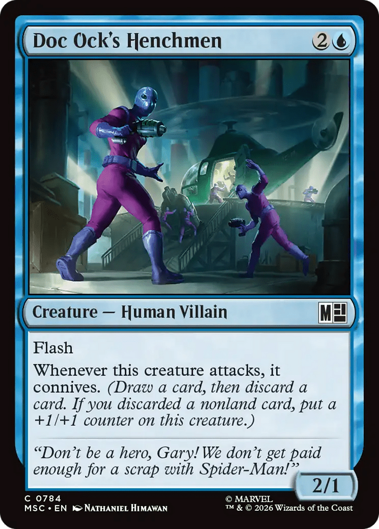 Doc Ock's Henchmen [Marvel Super Heroes Commander] MTG Single Magic: The Gathering  | Multizone: Comics And Games