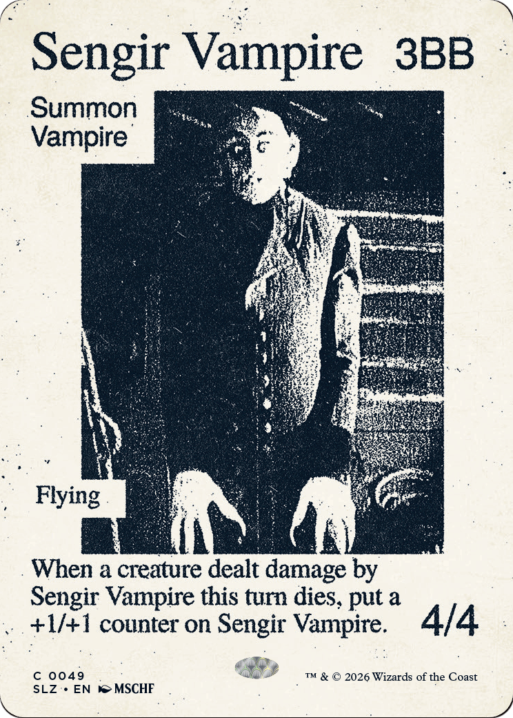 Sengir Vampire (0049) [Secret Lair x MSCHF: The Zeta Set] | Multizone: Comics And Games
