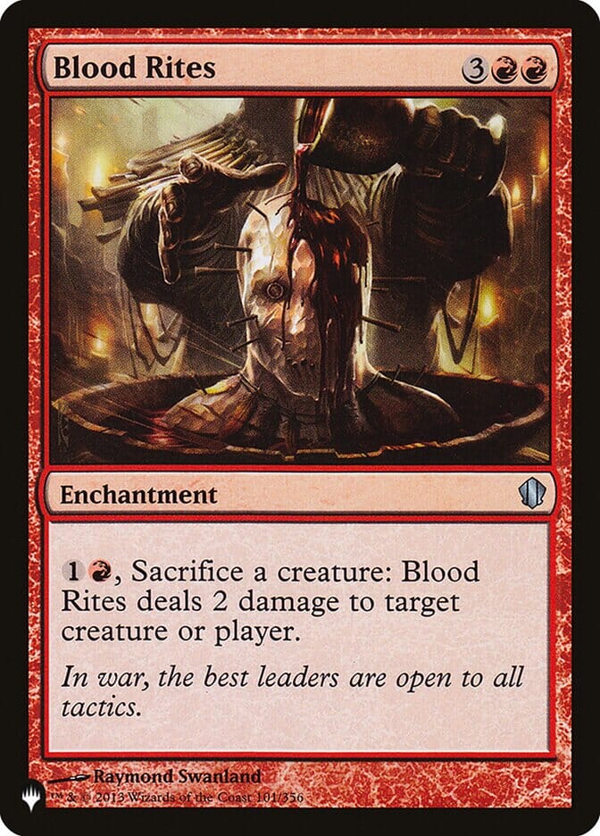 Blood Rites [The List] MTG Single Magic: The Gathering  | Multizone: Comics And Games