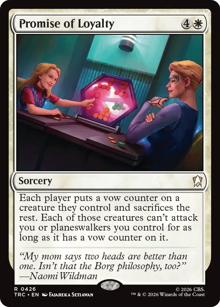 Promise of Loyalty [Star Trek Commander] MTG Single Magic: The Gathering  | Multizone: Comics And Games