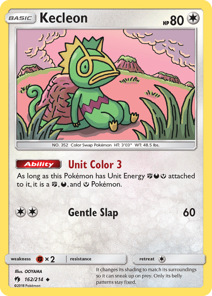 Kecleon (162/214) [Sun & Moon: Lost Thunder] Pokemon Single Pokémon  | Multizone: Comics And Games
