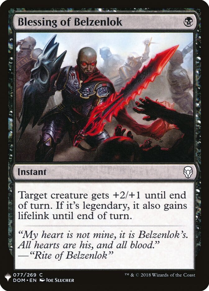Blessing of Belzenlok [Mystery Booster] MTG Single Magic: The Gathering  | Multizone: Comics And Games
