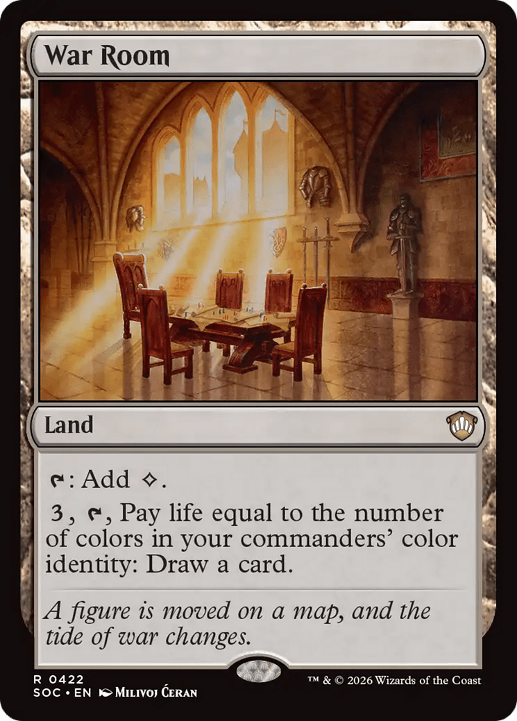 War Room [Secrets of Strixhaven Commander] MTG Single Magic: The Gathering  | Multizone: Comics And Games