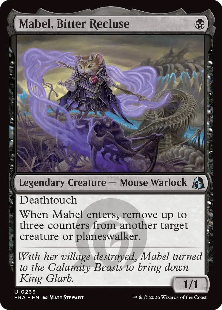 Mabel, Bitter Recluse [Reality Fracture] MTG Single Magic: The Gathering  | Multizone: Comics And Games