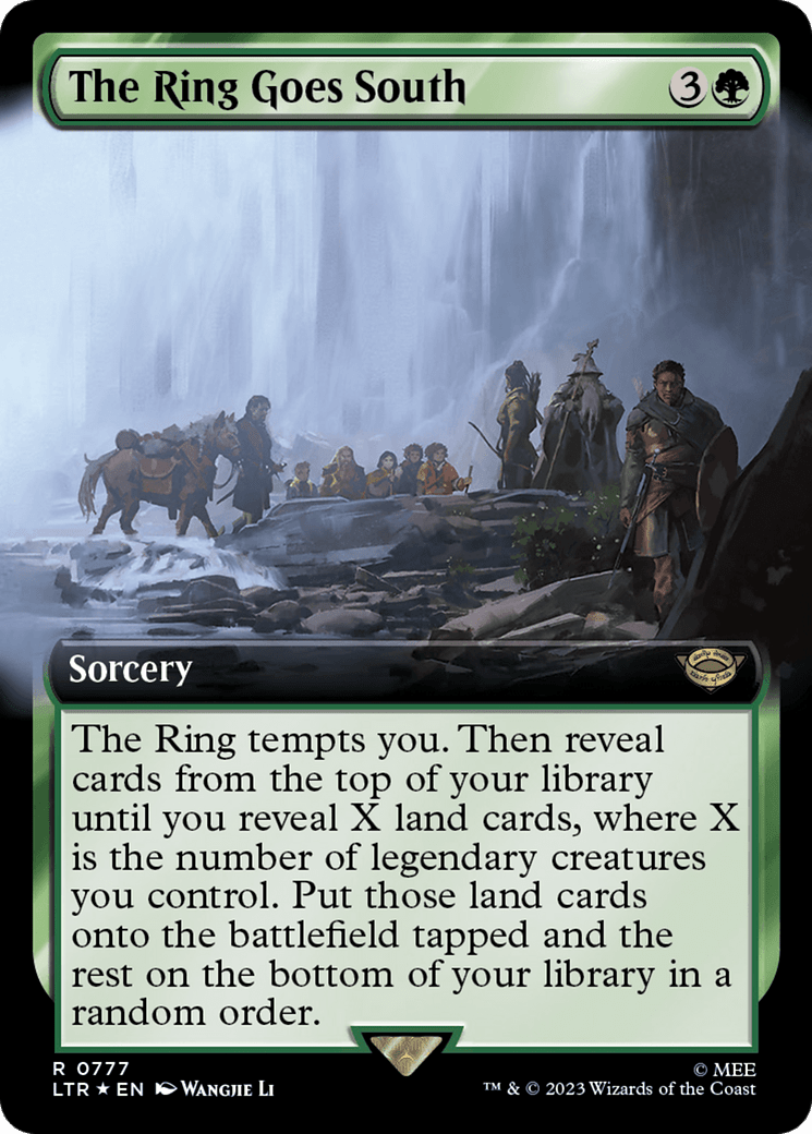The Ring Goes South (Extended Art) (Surge Foil) [The Lord of the Rings: Tales of Middle-Earth] MTG Single Magic: The Gathering  | Multizone: Comics And Games