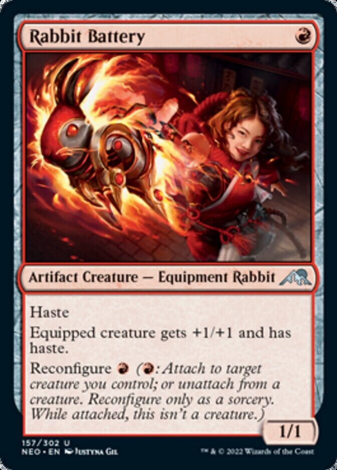 Rabbit Battery [Kamigawa: Neon Dynasty] MTG Single Magic: The Gathering  | Multizone: Comics And Games