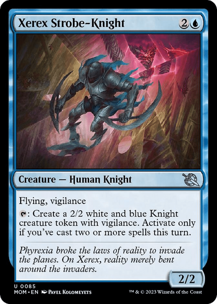 Xerex Strobe-Knight [March of the Machine] MTG Single Magic: The Gathering  | Multizone: Comics And Games