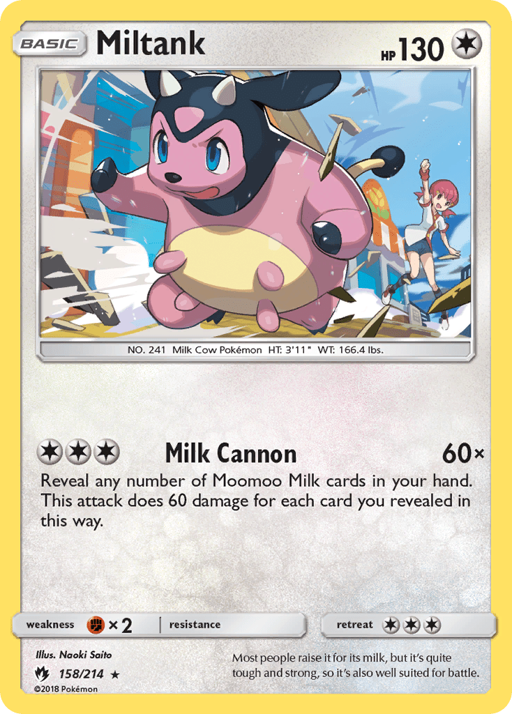 Miltank (158/214) [Sun & Moon: Lost Thunder] Pokemon Single Pokémon  | Multizone: Comics And Games