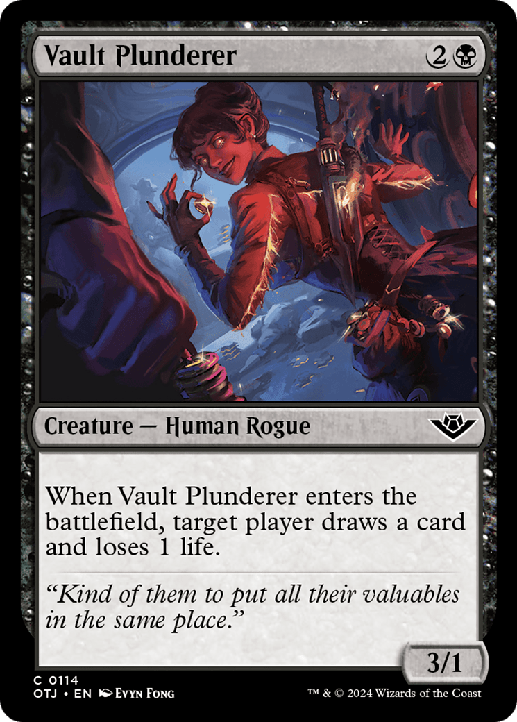 Vault Plunderer [Outlaws of Thunder Junction] MTG Single Magic: The Gathering  | Multizone: Comics And Games