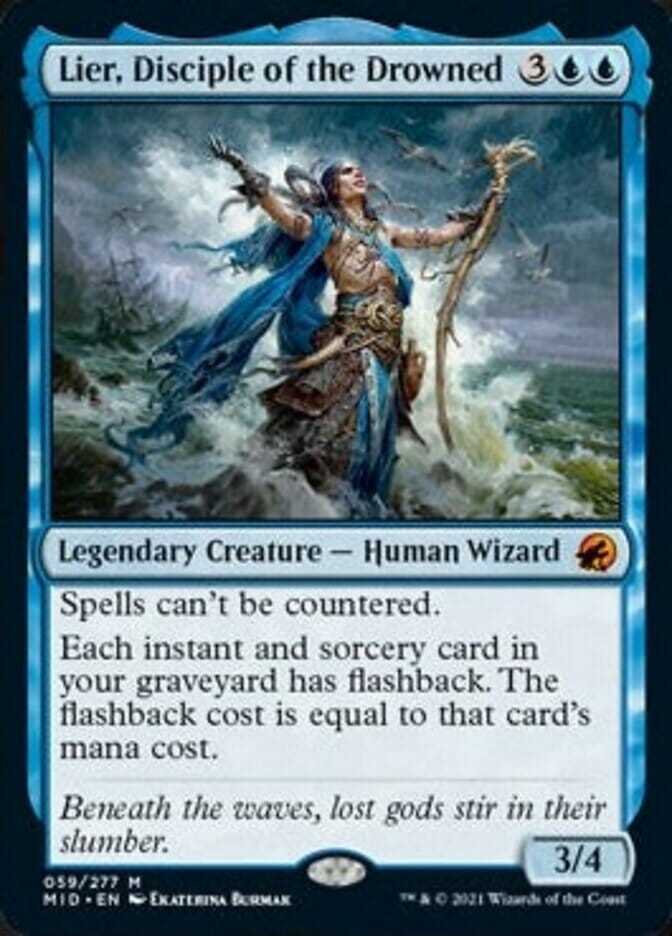 Lier, Disciple of the Drowned [Innistrad: Midnight Hunt] MTG Single Magic: The Gathering  | Multizone: Comics And Games
