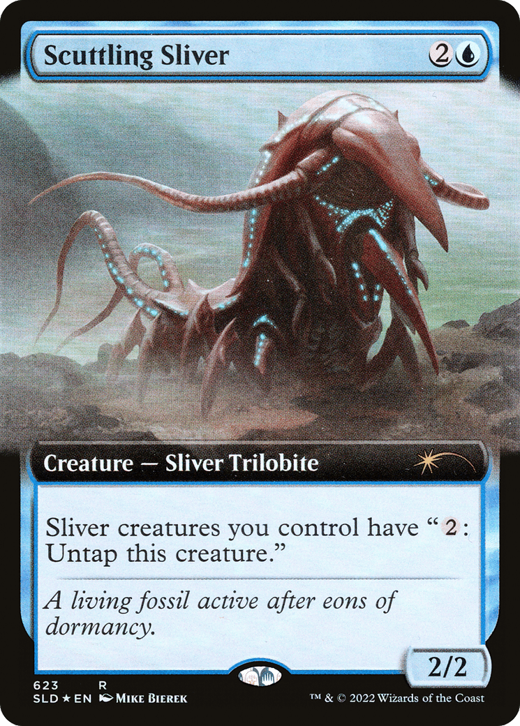 Scuttling Sliver (Extended Art) [Secret Lair Drop Promos] MTG Single Magic: The Gathering  | Multizone: Comics And Games