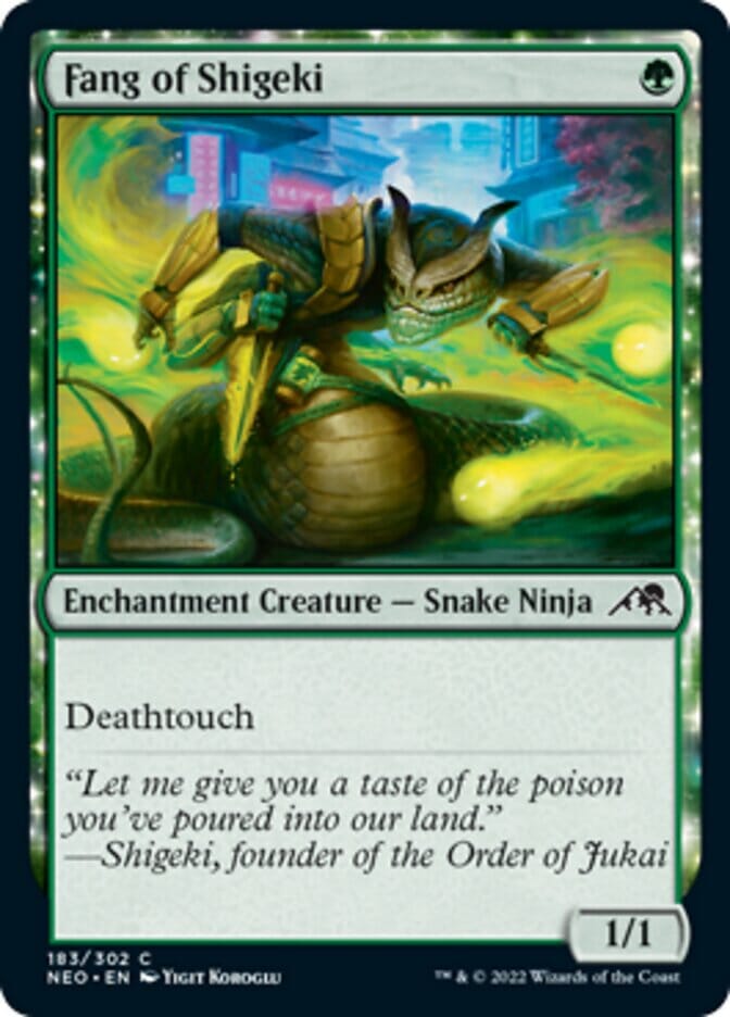 Fang of Shigeki [Kamigawa: Neon Dynasty] MTG Single Magic: The Gathering  | Multizone: Comics And Games