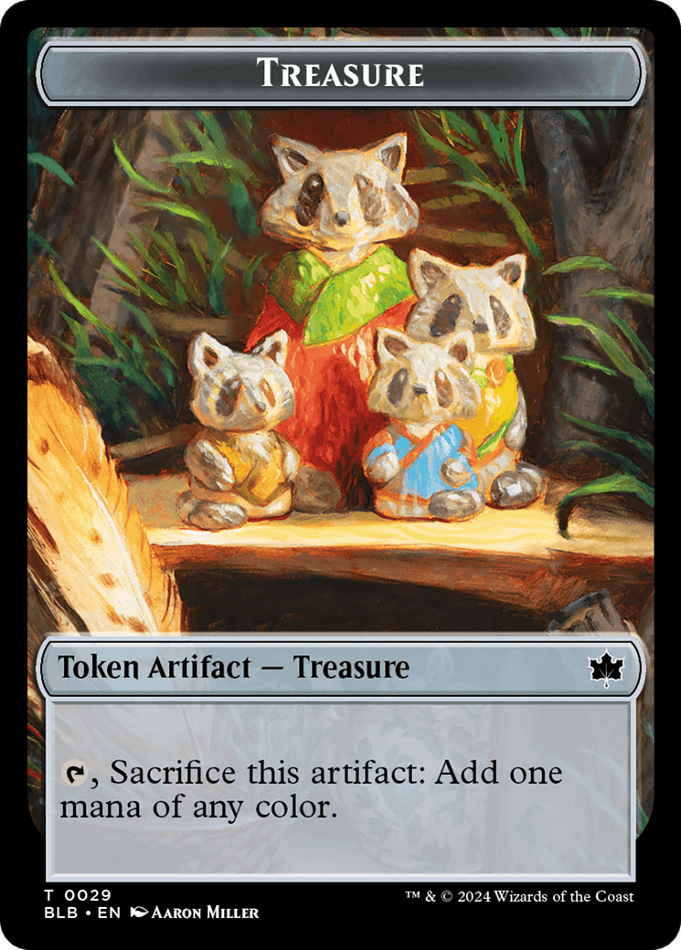 Treasure // Steampath Charger Double-Sided Token [Bloomburrow Tokens] MTG Single Magic: The Gathering  | Multizone: Comics And Games