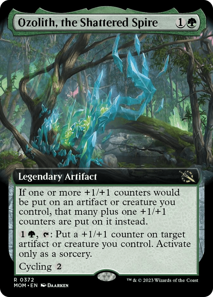 Ozolith, the Shattered Spire (Extended Art) [March of the Machine] MTG Single Magic: The Gathering  | Multizone: Comics And Games