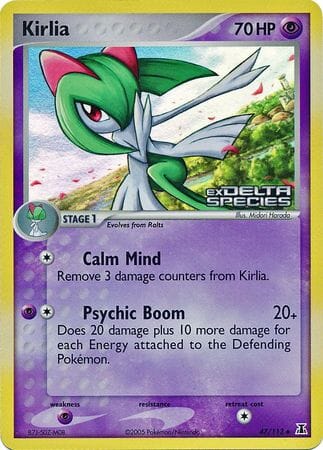 Kirlia (47/113) (Stamped) [EX: Delta Species] Pokemon Single Pokémon  | Multizone: Comics And Games