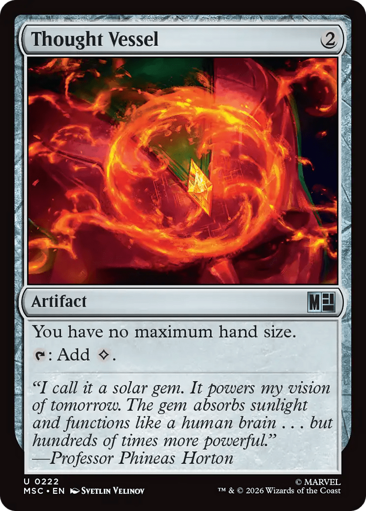 Thought Vessel [Marvel Super Heroes Commander] MTG Single Magic: The Gathering  | Multizone: Comics And Games
