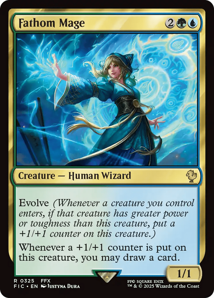 Fathom Mage [FINAL FANTASY Commander] MTG Single Magic: The Gathering  | Multizone: Comics And Games