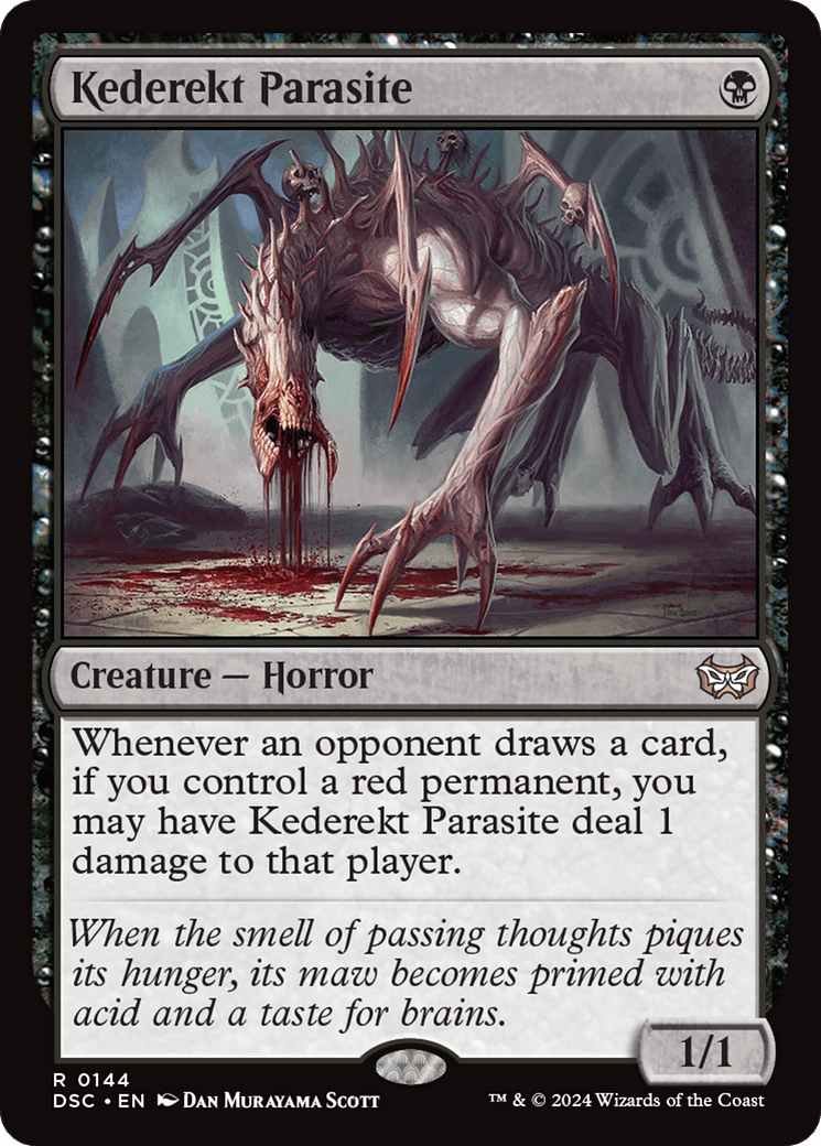 Kederekt Parasite [Duskmourn: House of Horror Commander] MTG Single Magic: The Gathering  | Multizone: Comics And Games