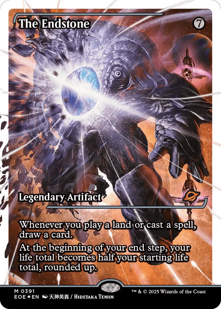 The Endstone (Showcase) (Fracture Foil) [Edge of Eternities] MTG Single Magic: The Gathering  | Multizone: Comics And Games