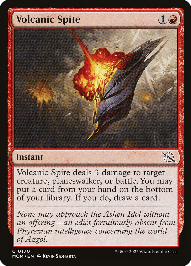 Volcanic Spite [March of the Machine] MTG Single Magic: The Gathering  | Multizone: Comics And Games