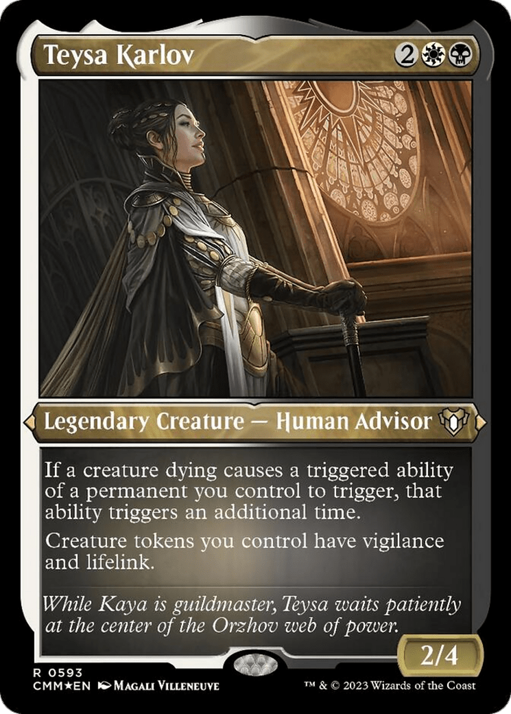 Teysa Karlov (Foil Etched) [Commander Masters] MTG Single Magic: The Gathering  | Multizone: Comics And Games