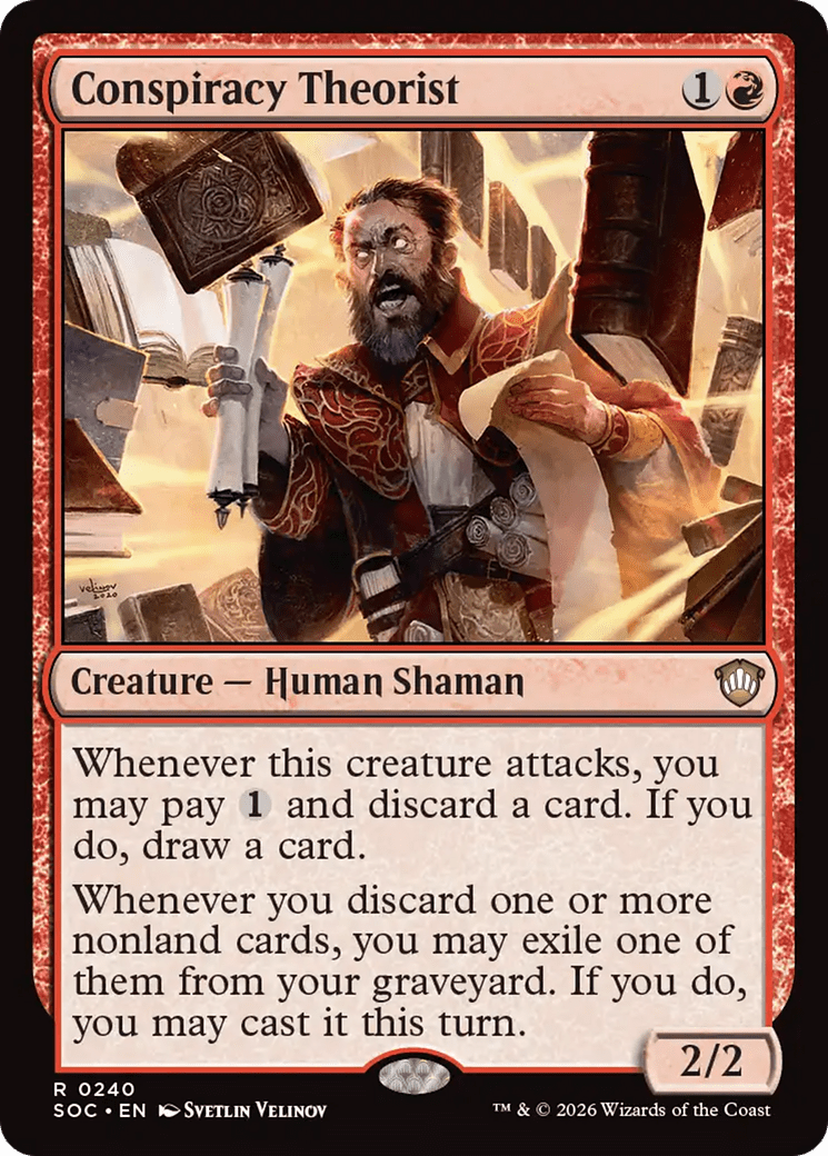 Conspiracy Theorist [Secrets of Strixhaven Commander] MTG Single Magic: The Gathering  | Multizone: Comics And Games