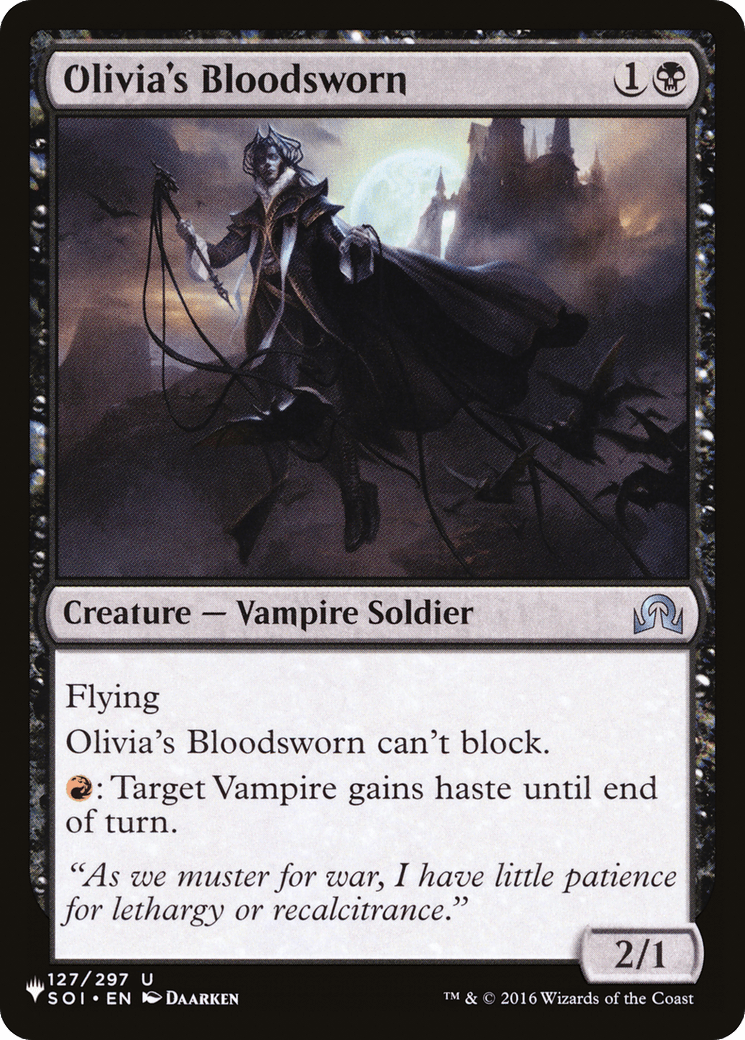 Olivia's Bloodsworn [The List] MTG Single Magic: The Gathering  | Multizone: Comics And Games