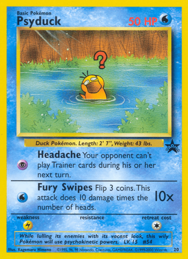 Psyduck (20) [Wizards of the Coast: Black Star Promos] Pokemon Single Pokémon  | Multizone: Comics And Games