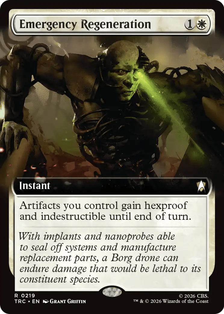 Emergency Regeneration (Extended Art) [Star Trek Commander] MTG Single Magic: The Gathering  | Multizone: Comics And Games