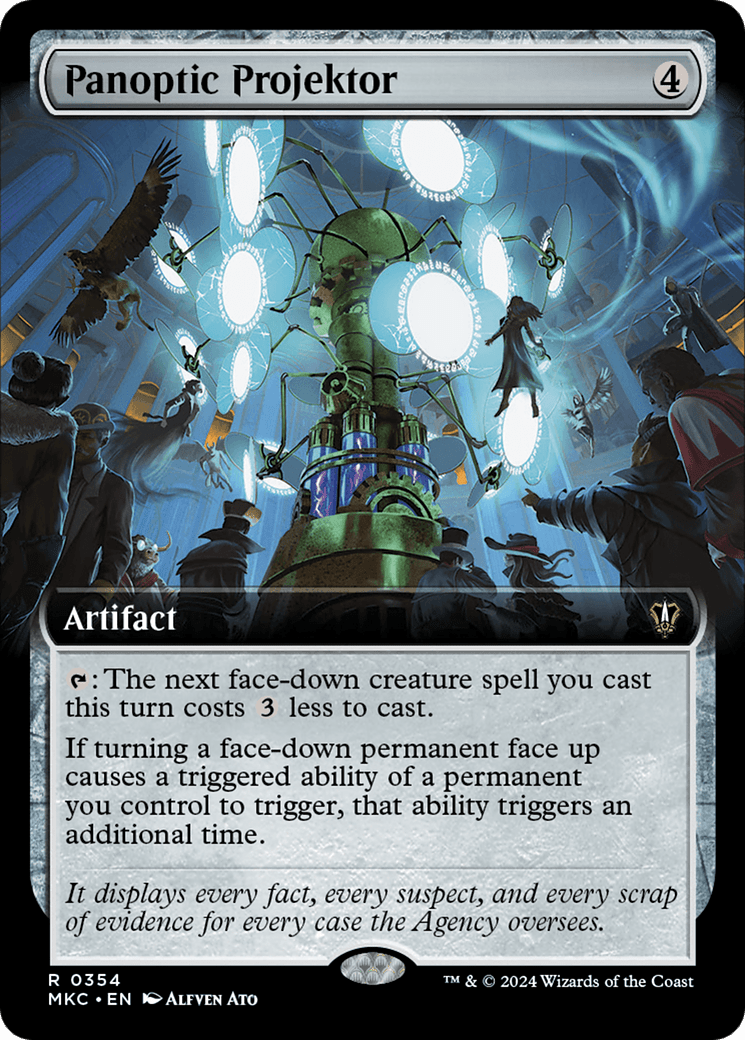 Panoptic Projektor (Extended Art) [Murders at Karlov Manor Commander] MTG Single Magic: The Gathering  | Multizone: Comics And Games