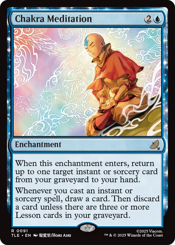 Chakra Meditation [Avatar: The Last Airbender: Eternal-Legal] MTG Single Magic: The Gathering  | Multizone: Comics And Games