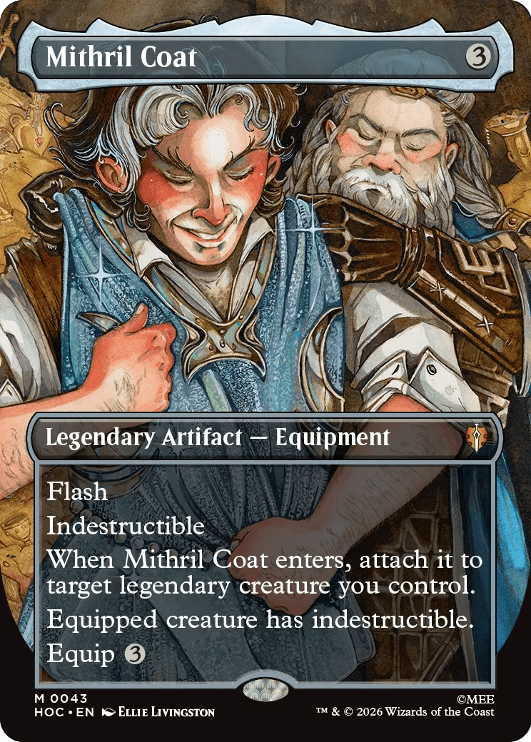 Mithril Coat (Borderless) [The Hobbit: Eternal-Legal] MTG Single Magic: The Gathering  | Multizone: Comics And Games