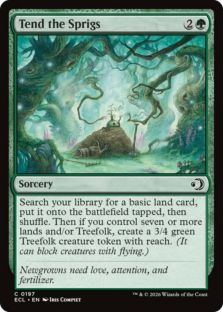 Tend the Sprigs [Lorwyn Eclipsed] MTG Single Magic: The Gathering  | Multizone: Comics And Games
