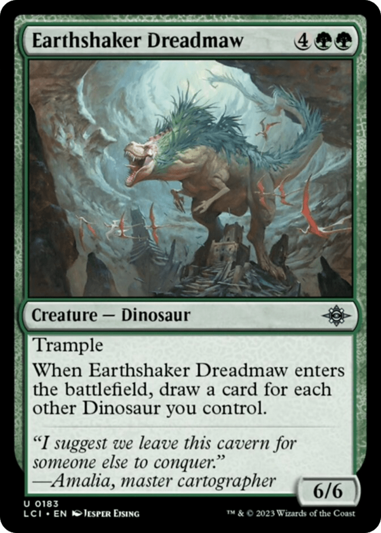 Earthshaker Dreadmaw [The Lost Caverns of Ixalan] MTG Single Magic: The Gathering  | Multizone: Comics And Games
