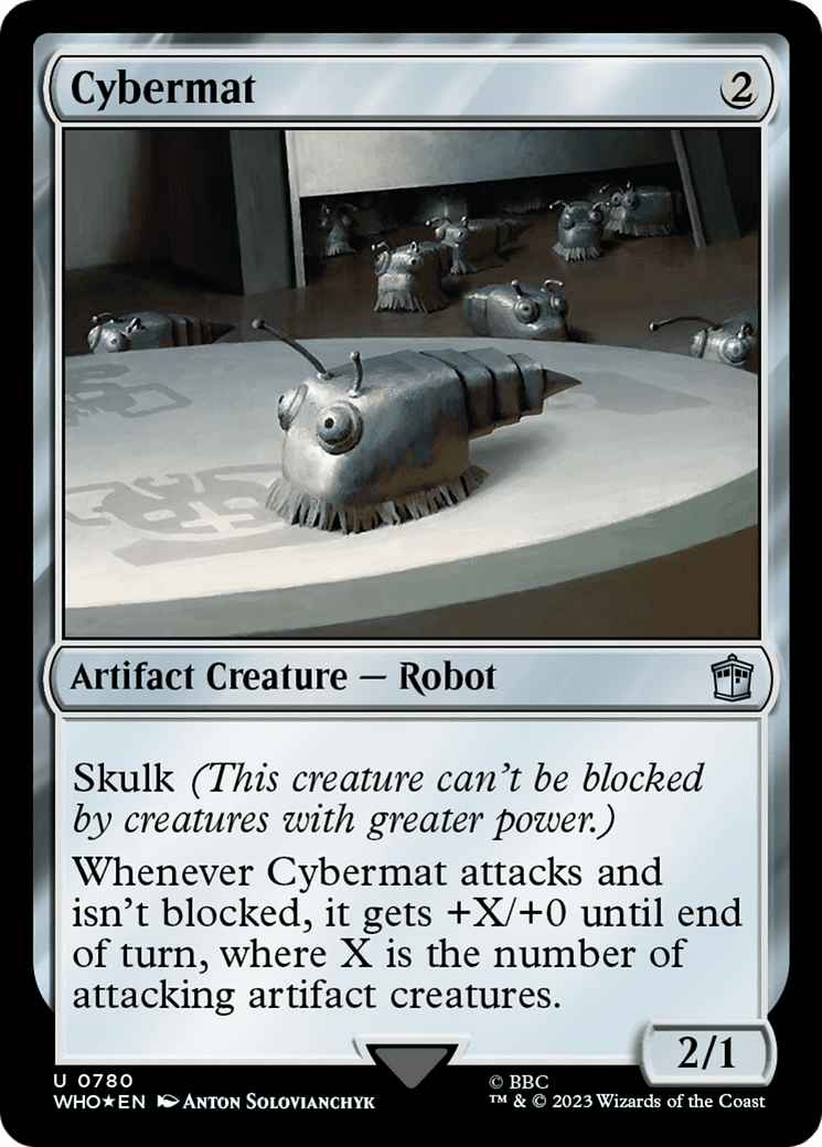 Cybermat (Surge Foil) [Doctor Who] MTG Single Magic: The Gathering  | Multizone: Comics And Games