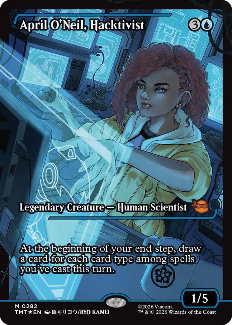 April O'Neil, Hacktivist (0282) (Showcase) [Teenage Mutant Ninja Turtles] MTG Single Magic: The Gathering  | Multizone: Comics And Games