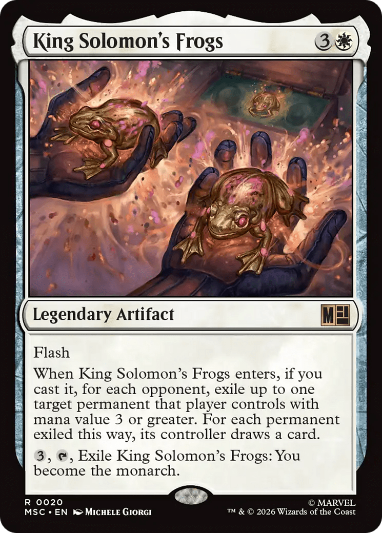 King Solomon's Frogs [Marvel Super Heroes Commander] MTG Single Magic: The Gathering  | Multizone: Comics And Games