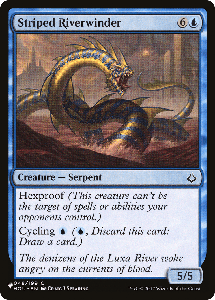 Striped Riverwinder [The List] MTG Single Magic: The Gathering  | Multizone: Comics And Games