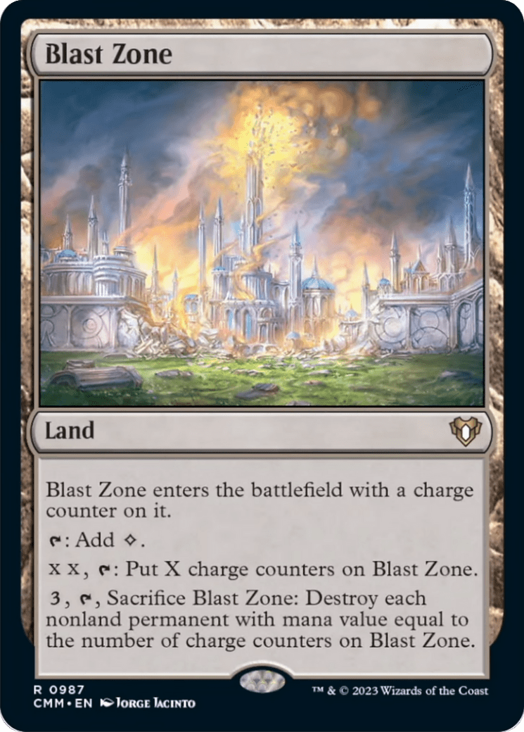 Blast Zone [Commander Masters] MTG Single Magic: The Gathering  | Multizone: Comics And Games