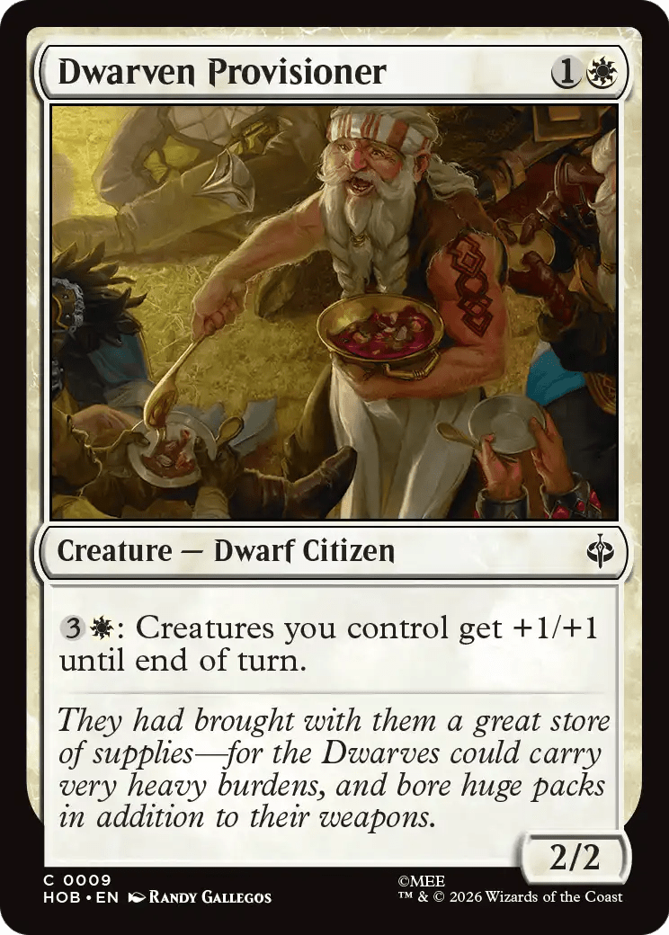 Dwarven Provisioner [The Hobbit] MTG Single Magic: The Gathering  | Multizone: Comics And Games