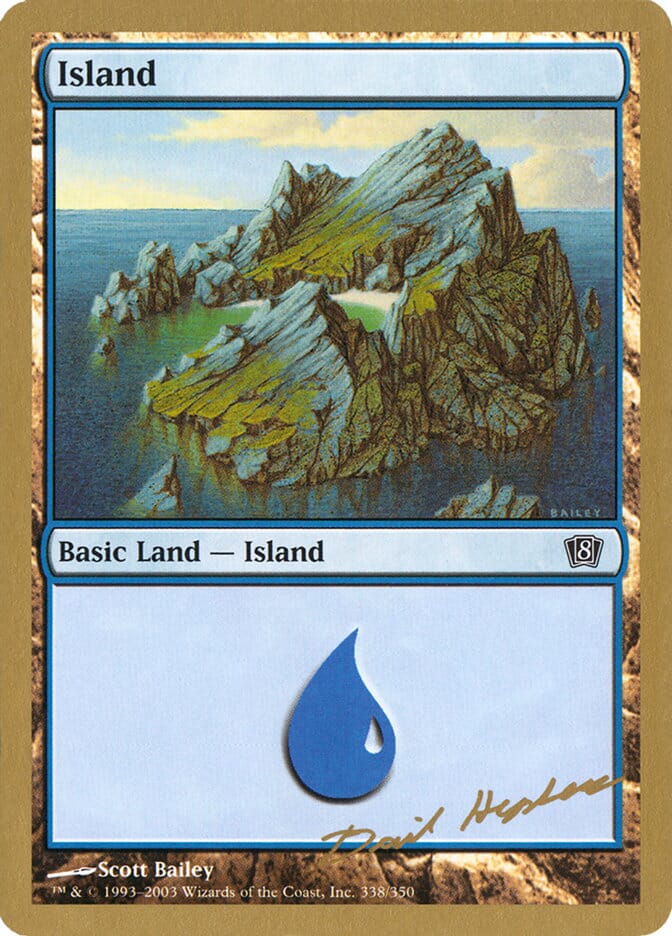 Island (dh338) (Dave Humpherys) [World Championship Decks 2003] MTG Single Magic: The Gathering  | Multizone: Comics And Games