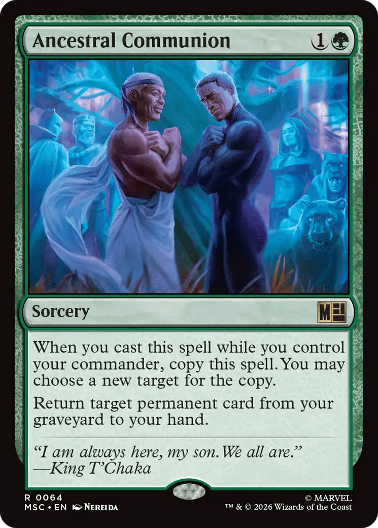 Ancestral Communion [Marvel Super Heroes Commander] MTG Single Magic: The Gathering  | Multizone: Comics And Games