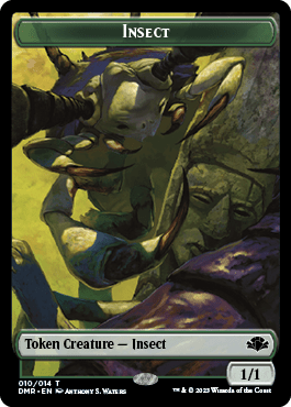 Insect // Marit Lage Double-Sided Token [Dominaria Remastered Tokens] MTG Single Magic: The Gathering  | Multizone: Comics And Games